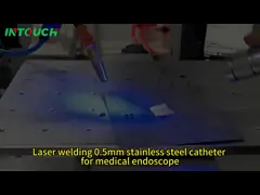 Stainless Steel Endoscopic Catheter Automatic Fiber Laser Welding Machine 1500W 2000W video