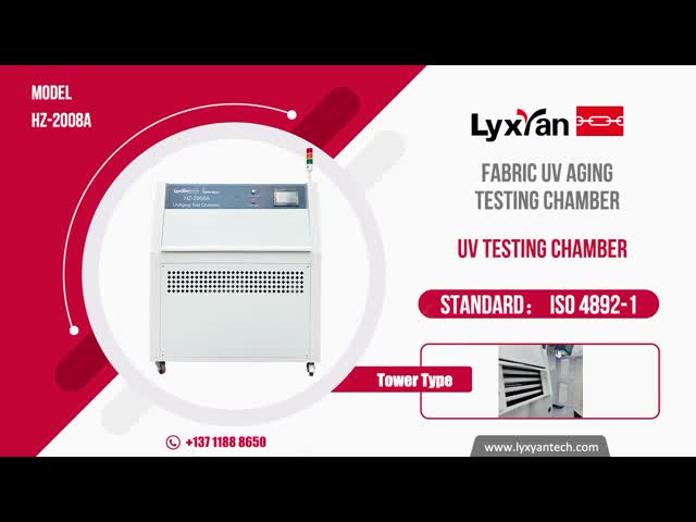 UV aging	Environmental Testing Machine for paint With Standard ASTMG53-77 From 50 °C to 75 °C Customized Sizes video