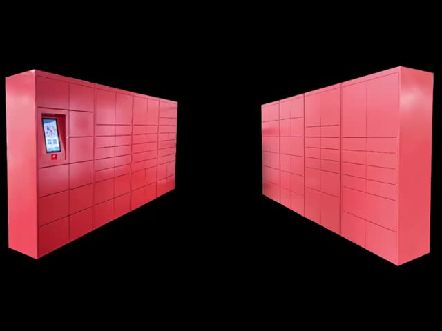 Winnsen Outdoor Smart Parcel Электрический шкафчик Деревянное хранилище Экспресс Умный самопакет видео