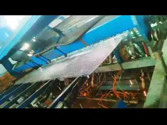 Безопасный стенный защитный забор против восхождения 1,5 м сварный сетчатый защитный забор с Y-постом video