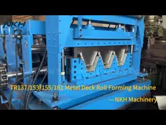 Крен палубы пола формируя машину, палубу металла, стальную палубу, настилая крышу панель, поддержка пола, высокая нервюра video