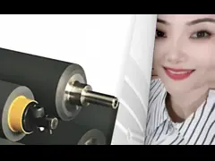 Rubber roller with smooth surface and strong wear resistance for printing SM72 SM102