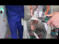 Движущаяся ручная сварочная машина для сварки пятен с пистолетом video