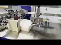 Industrial Wide-Format Paper Leaflet Folding Machine With Cross Fold Unit For Inserting Use