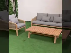 Стол и диван из тикового дерева - идеальное дополнение к вашей коллекции мебели video