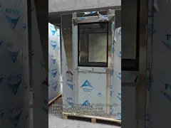 Cleanroom Stainless Steel Air Shower High Performance Solution For Clean Room Standards video