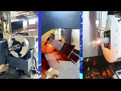 Металлическая алюминиевая лазерная режущая машина с лазерным программным обеспечением CNC video