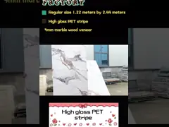 5 мм бамбуковый угольный деревянный фанера высокий блестящий 3D настраиваемый печатный мрамор video