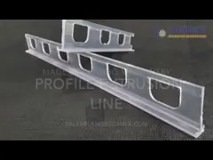Línea de producción de perfiles de PVC de cortina Extrusora de tornillo doble cónica