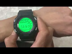 Wireless Watch Type Personal Dosimeter Sound And Light Alarm Dose Rate Radiation Measurement video