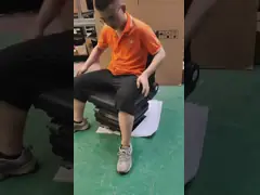 Механическая подвеска крана тактора водительские сиденья с подлокотниками ремня безопасности video