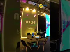 P3.91 3840Hz Наружный арендный светодиодный дисплей полный цветный экран Кривой шкаф 500x500 мм video