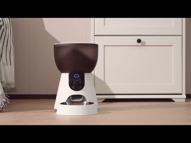 脱ぎ取れる洗えるスマートペットフィッダー ダブルバシンWiFi猫フィッダー