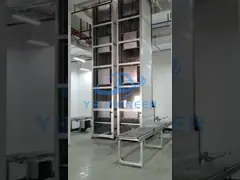 2000 кг нагрузки ВРК вертикальный конвейер с обратным движением настраиваемый размер и грузоподъемность video