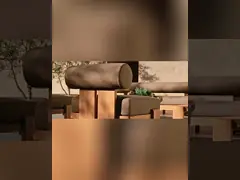 Anti Corrosion Teak Wood Sofa And Table Set For Outdoor Living Spaces