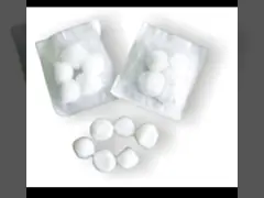 Шарики марли шариков хлопка вещество-поглотителя 100% хлопок медицинские устранимые стерильные с рентгеновским снимком video