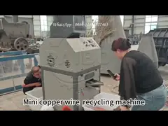 30-50kg/H Single Phase Electrical Copper Wire Granulator For Sale Used Wires Recycling Machine
