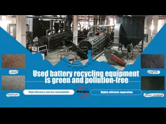 Building Material Shops Waste Lithium Battery Recycling Machines for Best Results