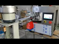Настольный поворотный стол Заполнительная и закрывающая машина Нозельная сумка Маленькая упаковочная машина video