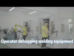 Автоматическая мягкая батарея цилиндрическая батарея литийная батарея сборочная линия video