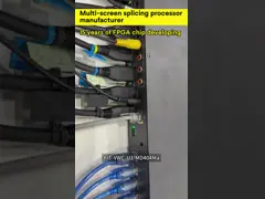 원활한 KVM 오디오 비디오 매트릭스 비디오 월 컨트롤러 4x4 2x2 1x4 4K60 HDMI PIP 4 HDMI 2.0 입력으로 편집할 수 있습니다