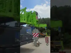 Ремонтированный 2010 ZOOMLION 50t мобильный кран на складе для продажи video