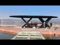 Настраиваемая гидравлическая вращающаяся подъемная платформа для промышленных применений video