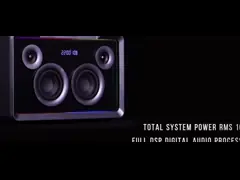 Беспроводный караоке динамик и микрофонная система для партий L450*H280*D152 мм Черный video