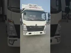 SINOTRUK 4*2 Freezer Truck Frozen Food Transport Chiller Van