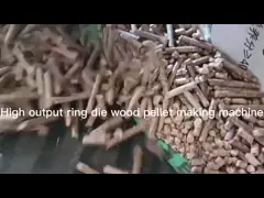 Сельское хозяйство и переработка промышленных отходов износостойкий длительный срок службы большое производство кольцо дровяные пеллетки video