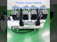Compresor de la bomba de aire dental de la fábrica de Foshan 128L 3400W Compresor dental silencioso