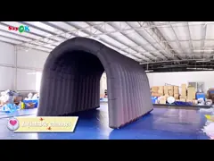 Inflatable Igloo Tent Black 210D Oxford Cloth Inflatable Tunnel Tent For Exhibition