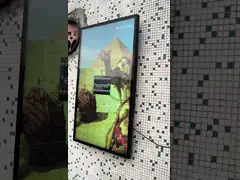 49-дюймовый без вентилятора наружный рекламный экран Диск через систему ЖК-меню доска водонепроницаемая киоск тотем цифровые вывески video