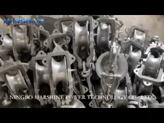 Универсальный алюминиевый блок для сцепления стальной струны с одноподвесной шкивой video