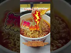 203g Nudles Instant với hương vị nướng nóng và các thành phần rau