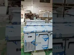 Коммерческий холодильник из нержавеющей стали холодильник кухонный рабочий стол video