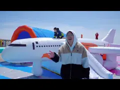 Надувный гигантский парк развлечений, отсоединительная надувная преградная площадка игра для детей и взрослых video