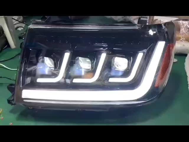 Toyota Land Cruiser FJ100 Фары Модифицированный фары с решеткой видео