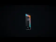 Дисплейные гейминговые динамики с богатой басовой системой USB с портативным управлением громкостью компьютера RGB video