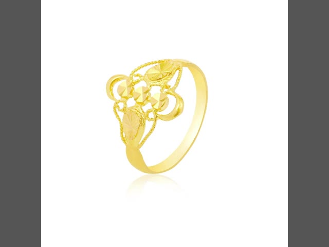 Luxury 18kt Gold Ring: A Timeless Piece of Elegant Jewelry