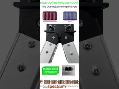 1100 Вт УФ-ИР Снижаемые светодиодные светодиоды для точного и настраиваемого управления освещением растений video