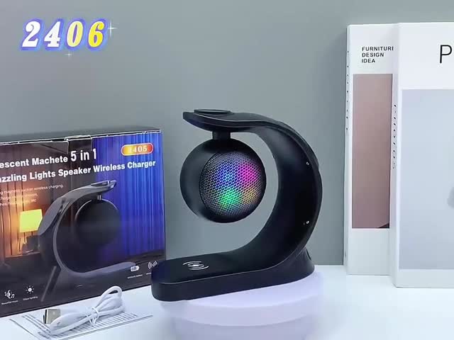 ABS 5 In 1 Multifunction Mini Smart Portable Bluetooth Speakers With 500mAh Battery