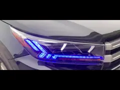 Toyota Highlander 2018 Car Modified Front Light Parts Head Lamp