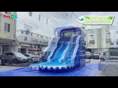 Titanic Inflatable Slide PVC Inflatable Bouncer House Water Slide Combo Commercial Jumping Castle