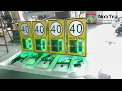 Over 150 Meters Radar Speed Sign With Mobile App Control Ip54