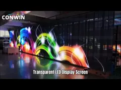 Внутренний прозрачный светодиодный дисплей P3.91сводный видеостенный стеклянный светодиодный сетчатый дисплей video