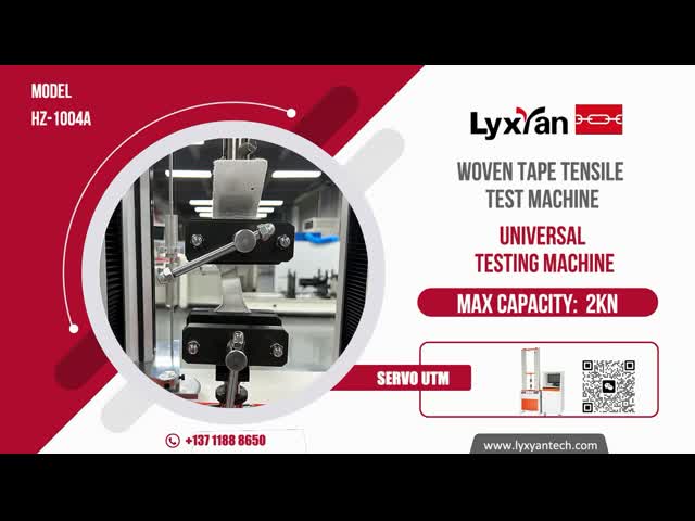 Universal Testing Machine For Woven Tape Tensile Test Machine Lab Astm D5034 Testing Speed 300mm/Min
