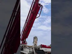 2012 Putzmeister Использованный бетонный насос грузовик 56м Грузовик Монтированный насос машина Mercedes Benz video