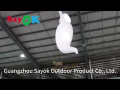 5FT Height Halloween Inflatables Cute Outdoor Hanging Ghost Decorations