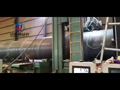 10m-12m закручивают в спираль гальванизированная труба трубы A500 A795 стальная спиральная для особенных применений video